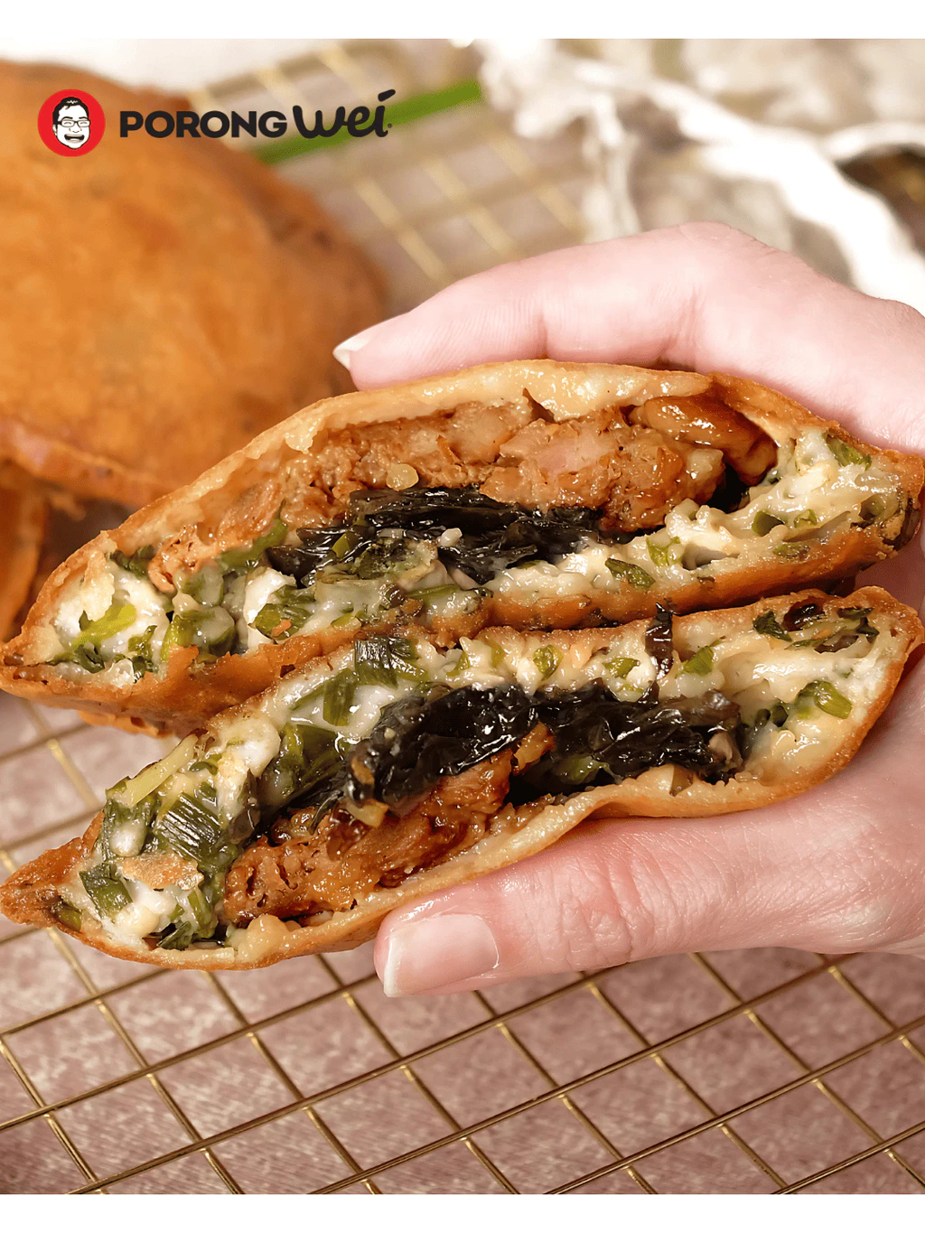 Ote-Ote Ayam - Traditional oyster cake with chicken filling